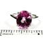 Sterling Silver Ladies Ring, Pure Pink Topaz, SR055