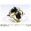 10K, 14K or 18K Gold Ladies Ring, Black Onyx, R016