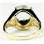 10K, 14K or 18K Gold Ladies Ring, Silver Topaz, R057