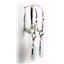 925 Sterling Silver Leverback Earrings, Created White Opal, SE101