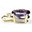 P019, Amethyst 14K Gold Pendant