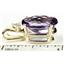 P019, Amethyst 14K Gold Pendant
