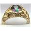 10K, 14K or 18K Men's Gold Ring, Mystic Fire Topaz, R168