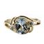 10K, 14K or 18K Gold Ladies Ring, Aquamarine, R176