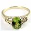 10K, 14K or 18K Gold Ladies Ring, Manchurian Peridot, R300