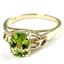 10K, 14K or 18K Gold Ladies Ring, Manchurian Peridot, R300