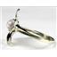 SR315, 6mm Created White Opal, 925 Sterling Silver Ring
