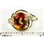 10K, 14K or 18K Gold Ladies Ring, Twilight Fire Topaz, R021