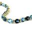 B003, London & Swiss Blue Topaz, Gold Bracelet
