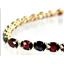 B003, Mozambique Garnet Gold Bracelet