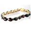 B003, Mozambique Garnet Gold Bracelet