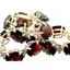 B003, Mozambique Garnet Gold Bracelet