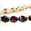 B003, Mozambique Garnet Gold Bracelet