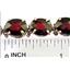 B003, Mozambique Garnet Gold Bracelet