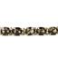B003, Quantum Cut Smoky Quartz Gold Bracelet