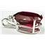 925 Sterling Silver Pendant, Created Ruby, SP085
