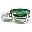 925 Sterling Silver Pendant, Created Emerald Spinel, SP085