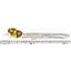 925 Sterling Silver Threader Earrings, Citrine, SE003