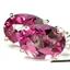 925 Sterling Silver Threader Earrings, Pure Pink Topaz, SE003