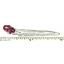 925 Sterling Silver Threader Earrings, Pure Pink Topaz, SE003