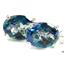 925 Sterling Silver Threader Earrings, Neptune Garden Topaz, SE003