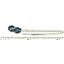925 Sterling Silver Threader Earrings, Neptune Garden Topaz, SE003