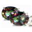 925 Sterling Silver Threader Earrings, Mystic Fire Topaz, SE003