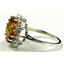SR283, Twilight Fire Topaz, 925 Sterling Silver Cluster Ring