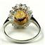 SR283, Twilight Fire Topaz, 925 Sterling Silver Cluster Ring