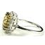 SR283, Citrine, 925S Sterling Silver Cluster Ring