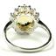 SR283, Citrine, 925S Sterling Silver Cluster Ring