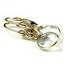 14k Gold Leverback Earrings, Aquamarine, E001