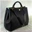 Dolce & Gabbana D&G Shopping Vitello Dauphine leather Tote - Nero (Black) NIB