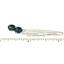 925 Sterling Silver Threader Earrings, London Blue Topaz, SE003