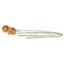 925 Sterling Silver Threader Earrings, Champagne CZ, SE005