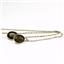 14k Gold Threader Earrings, Smoky Quartz, E005