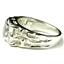 925 Sterling Silver Men's Nugget Ring, Aquamarine, SR197