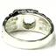 925 Sterling Silver Men's Nugget Ring, Aquamarine, SR197