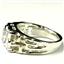 925 Sterling Silver Men's Nugget Ring, Cubic Zirconia, SR197