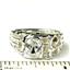 925 Sterling Silver Men's Nugget Ring, Cubic Zirconia, SR197