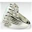 SR270, Created White Opal, 925 Sterling Silver Ladies Ring