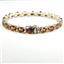 B002, Twilight Fire Topaz Gold Bracelet