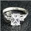SR171, Cubic Zirconia, 925 Sterling Silver Ladies Ring