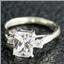 SR171, Cubic Zirconia, 925 Sterling Silver Ladies Ring