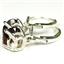 925 Sterling Silver Leverback Earrings, Mozambique Garnet, SE017