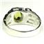 925 Sterling Silver Men's Nugget Ring, Peridot, SR197