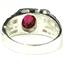 925 Sterling Silver Men's Nugget Ring, Crimson Fire Topaz, SR197