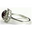 SR235, Black Onyx, 925 Sterling Silver Ladies Cluster Rng