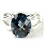SR361, London Blue Topaz, 925 Sterling Silver Ring