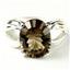 SR361, Smoky Quartz, 925 Sterling Silver Ring